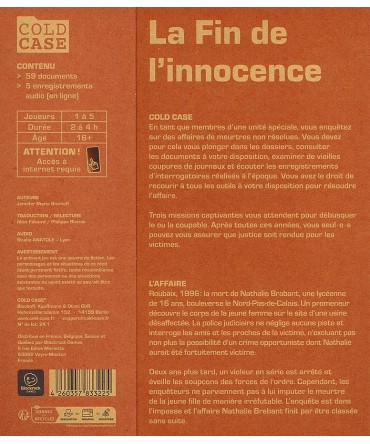 Cold Case La Fin de l'Innocence